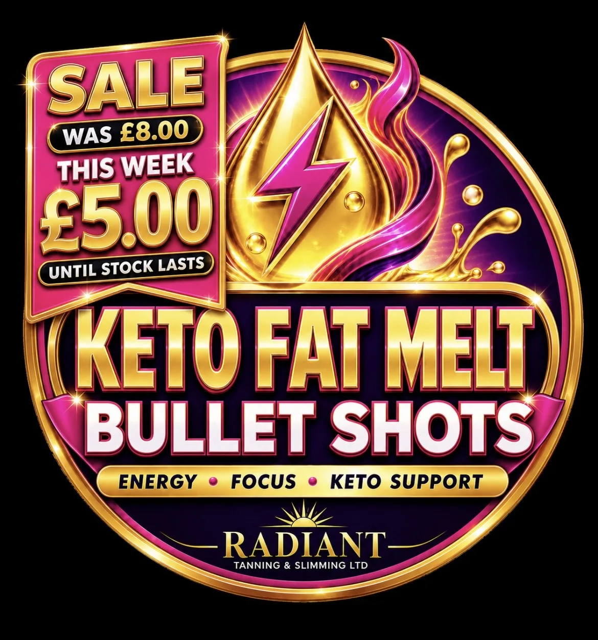 KETOFATMELTS BULLET SHOTS SAMPLE