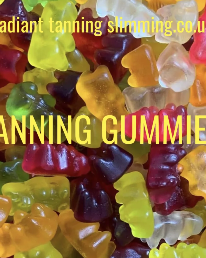IMPROVED FORMULA TANNING GUMMIES WITH COLLAGEN 1KG BAG