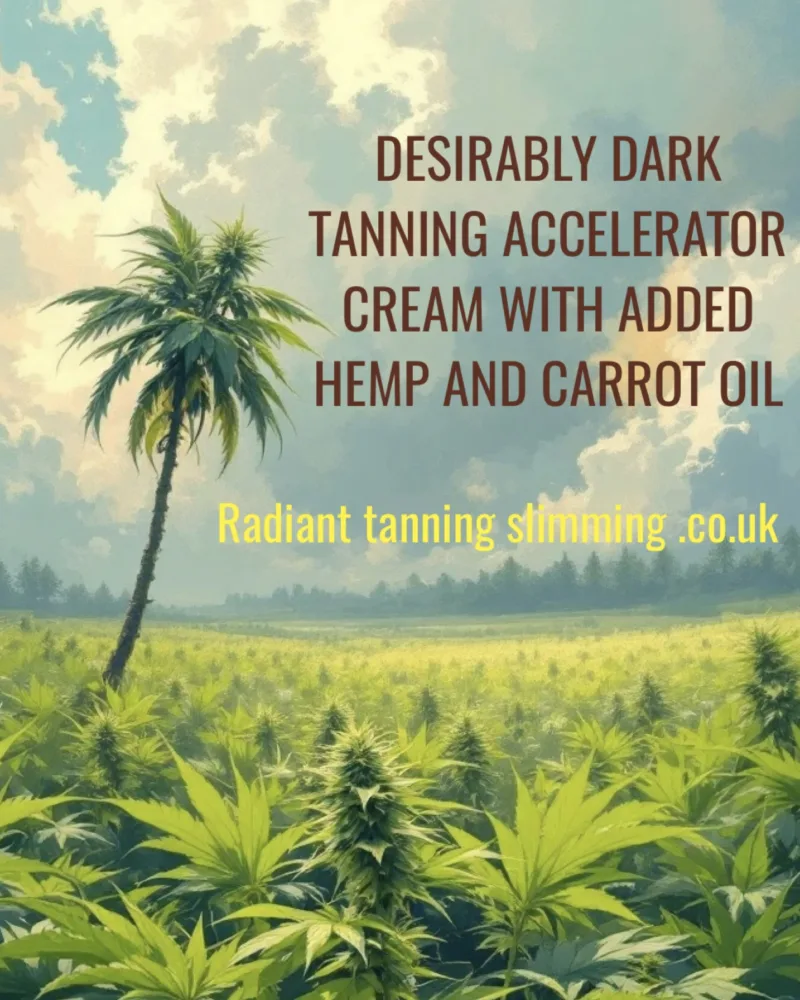 DESIRABLY DARK HEMP AND CARROT OIL TANNING ACCELERATOR CREAM 275ML TUB