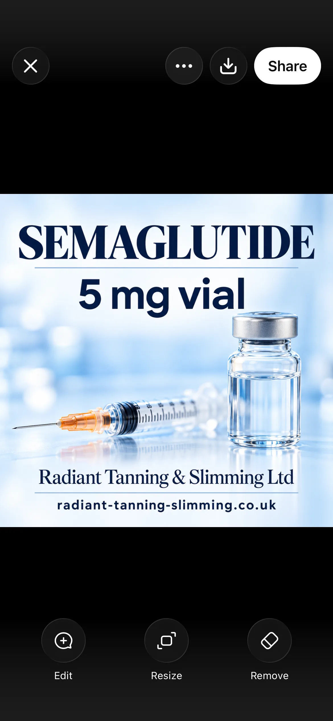 RTS SEM VIAL 5MG ( VIAL ONLY )